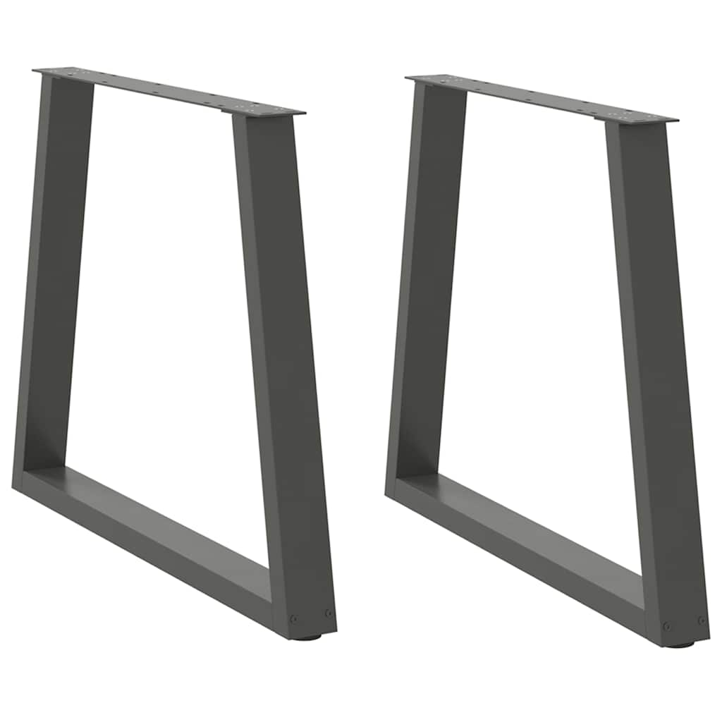 Coffee Table Legs V-Shape 2 Pcs Steel