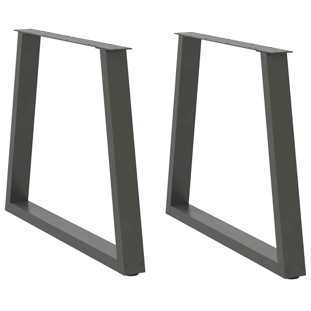 Coffee Table Legs V-Shape 2 Pcs Steel