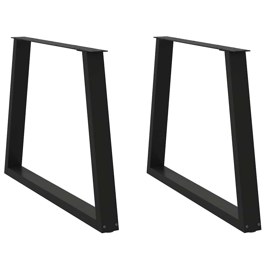 Coffee Table Legs V-Shape 2 Pcs Steel