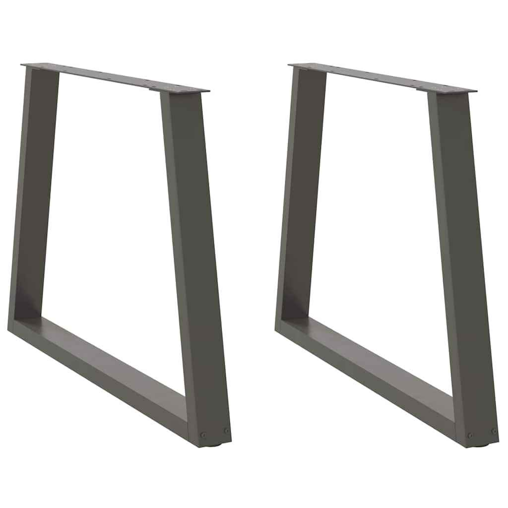 Coffee Table Legs V-Shape 2 Pcs Steel