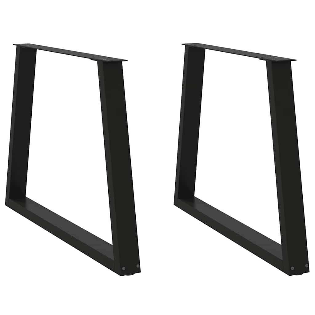Coffee Table Legs V-Shape 2 Pcs Steel