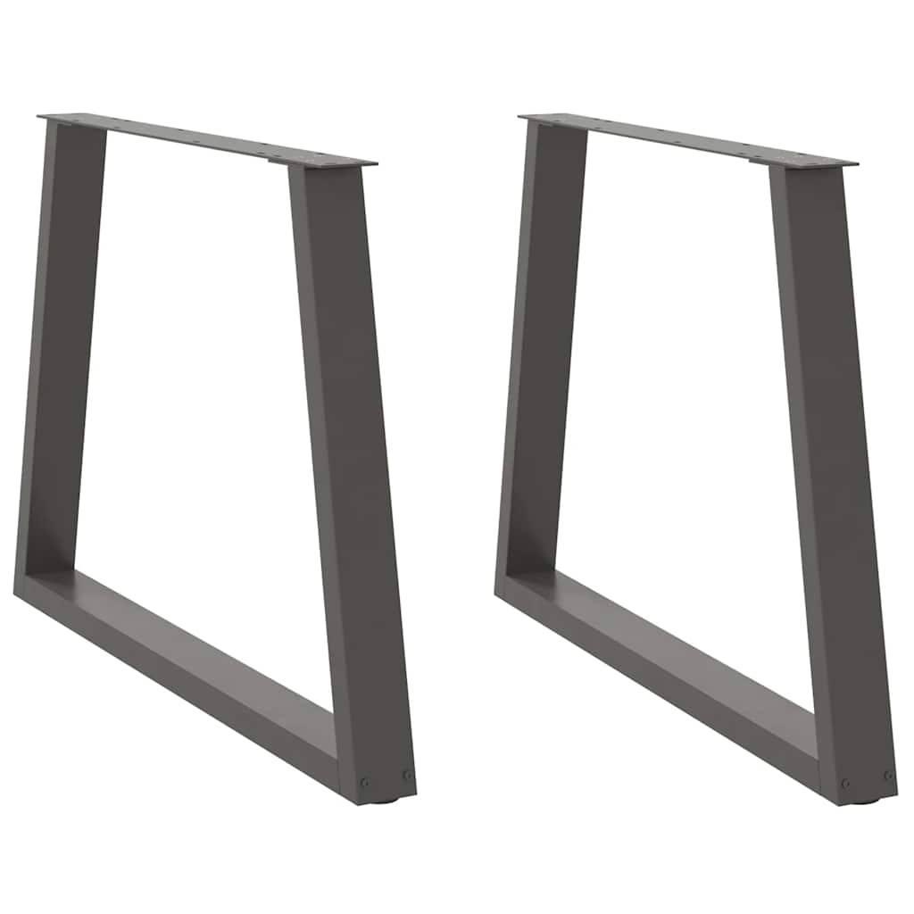 Coffee Table Legs V-Shape 2 Pcs Steel