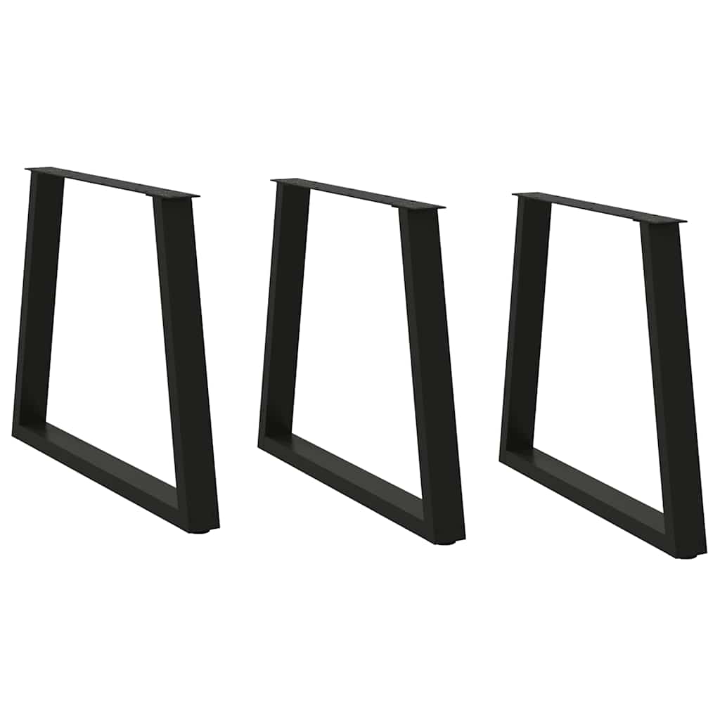 Coffee Table Legs V-Shape 2 Pcs Steel