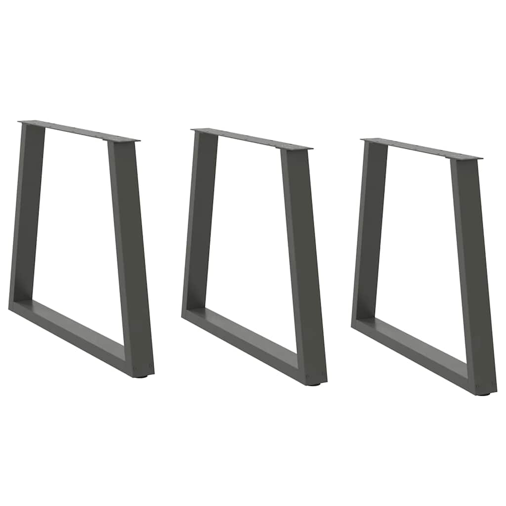 Coffee Table Legs V-Shape 2 Pcs Steel