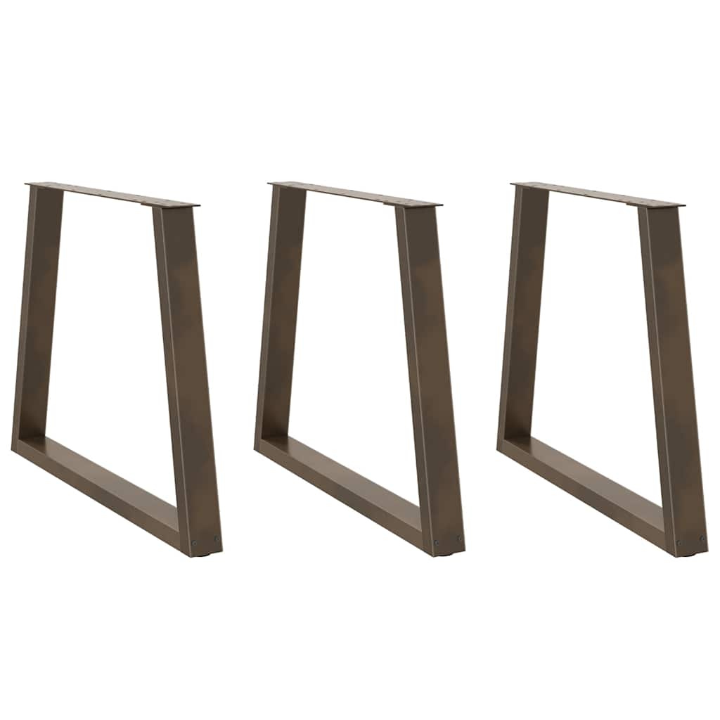 Coffee Table Legs V-Shape 2 Pcs Steel