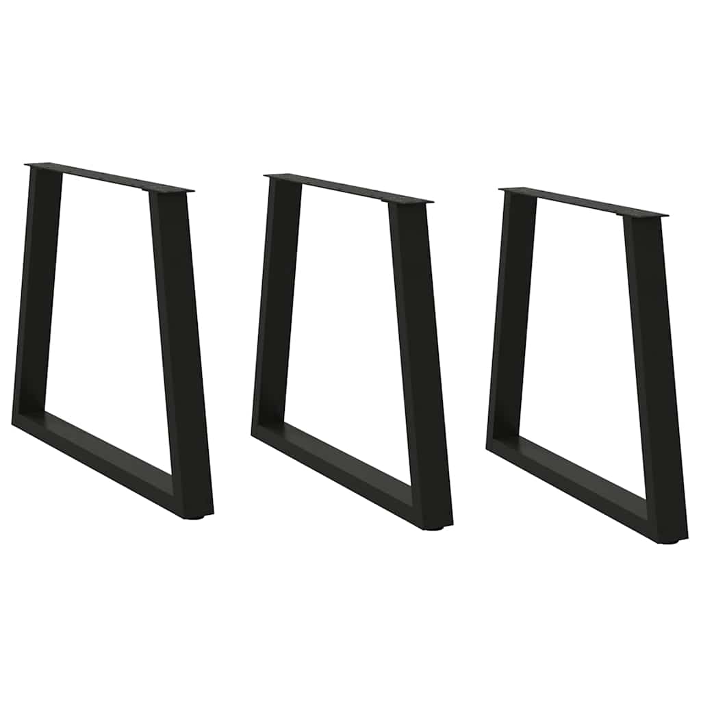 Coffee Table Legs V-Shape 2 Pcs Steel
