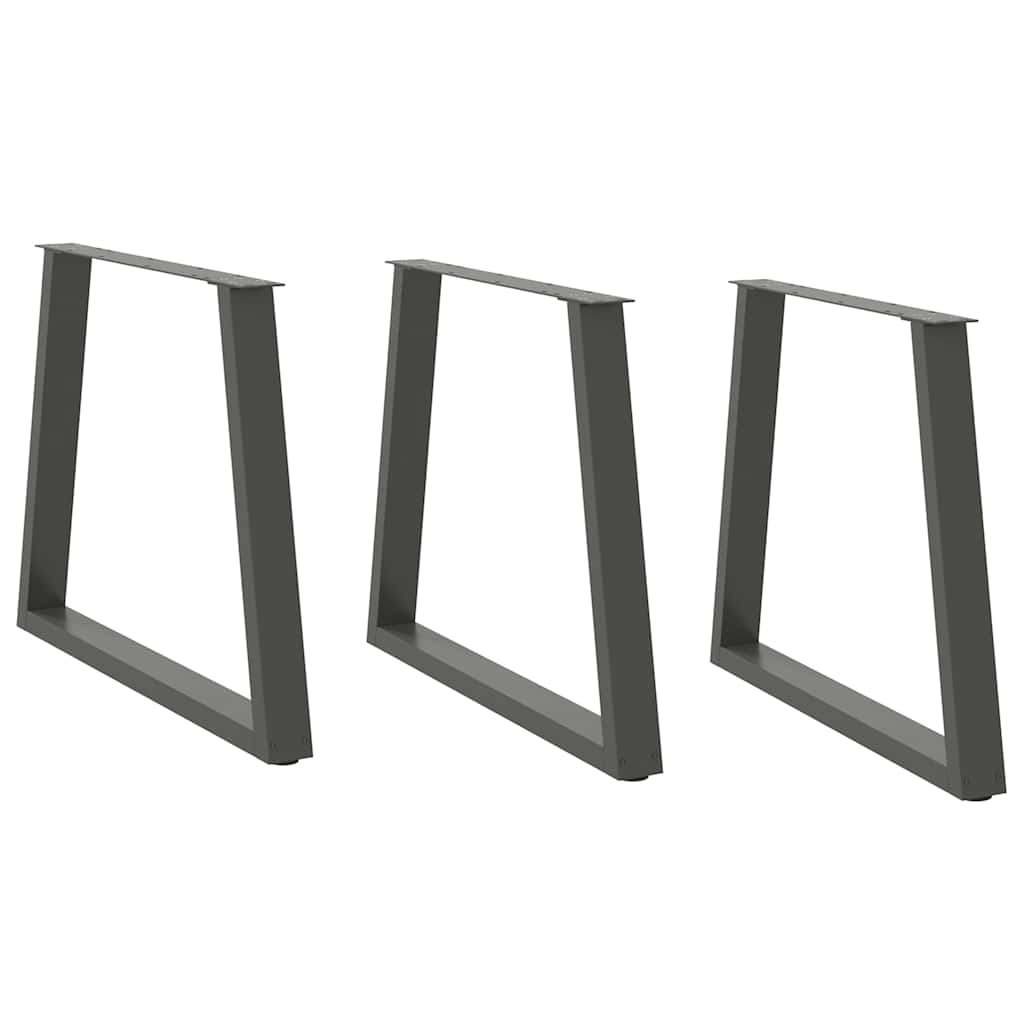 Coffee Table Legs V-Shape 2 Pcs Steel