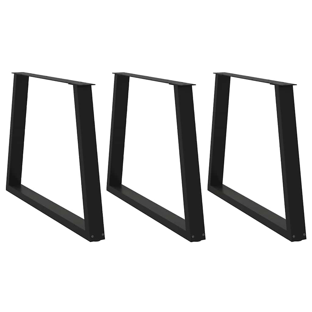 Coffee Table Legs V-Shape 2 Pcs Steel