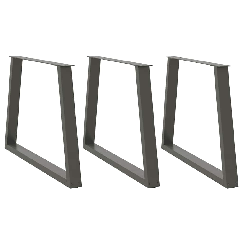 Coffee Table Legs V-Shape 2 Pcs Steel