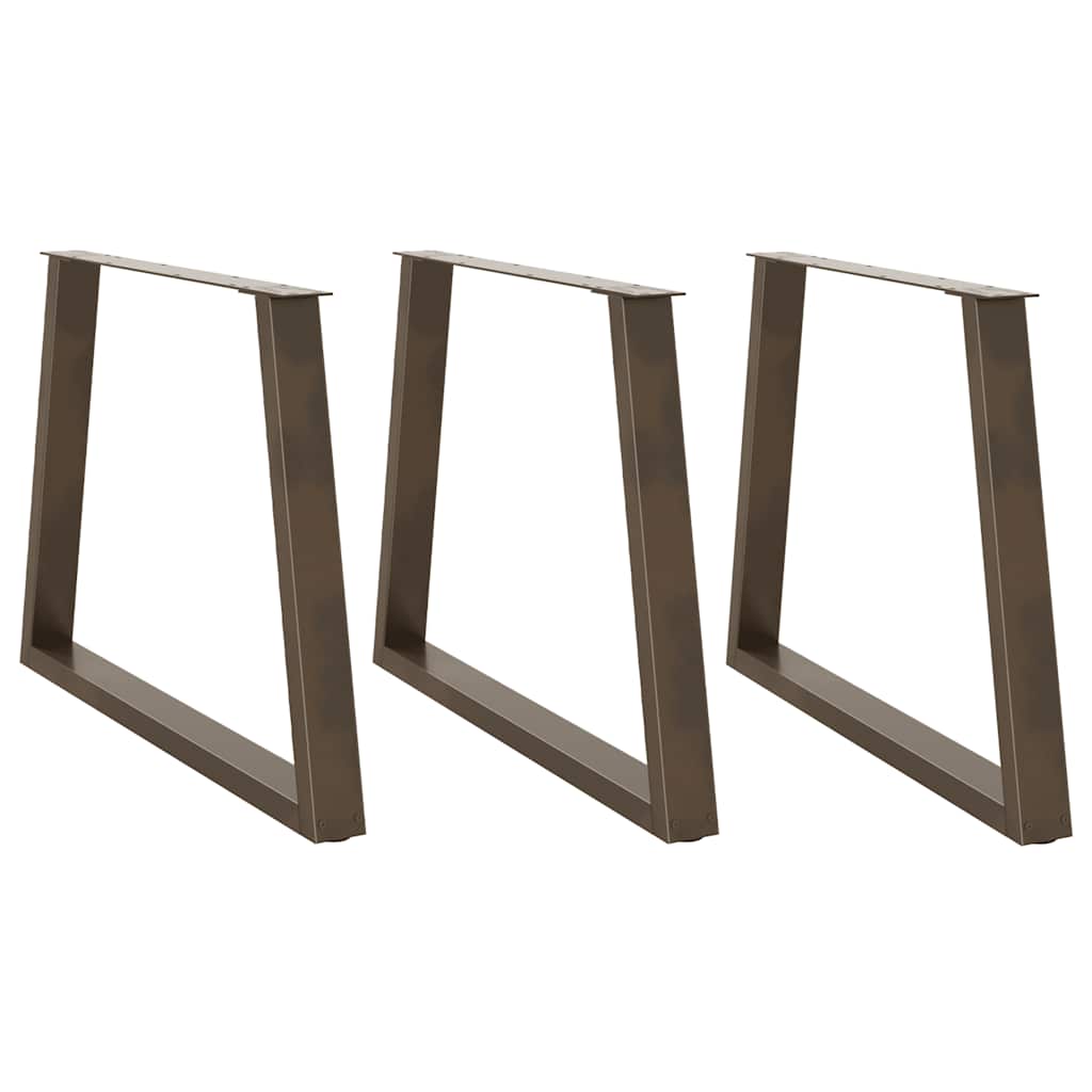 Coffee Table Legs V-Shape 2 Pcs Steel