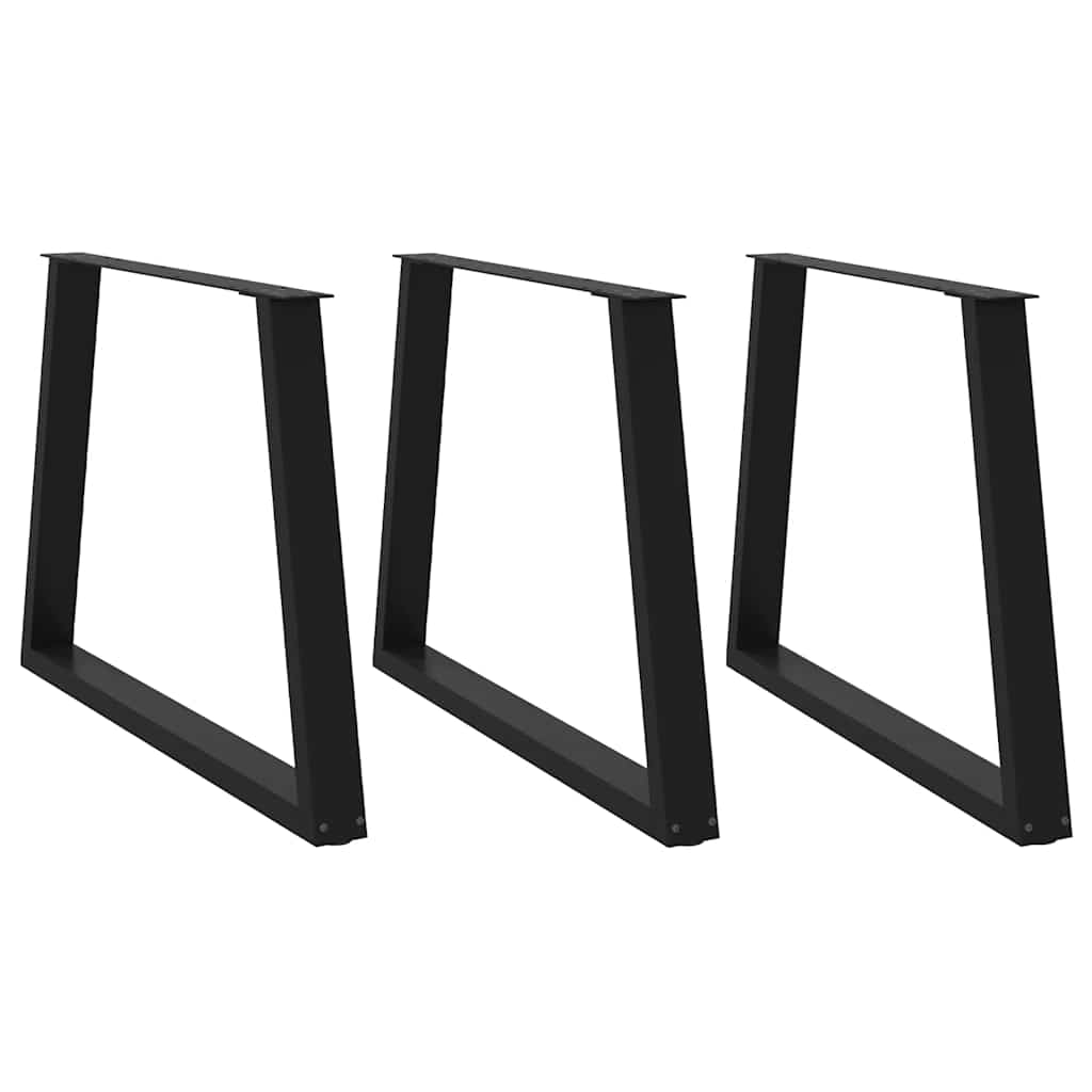 Coffee Table Legs V-Shape 2 Pcs Steel