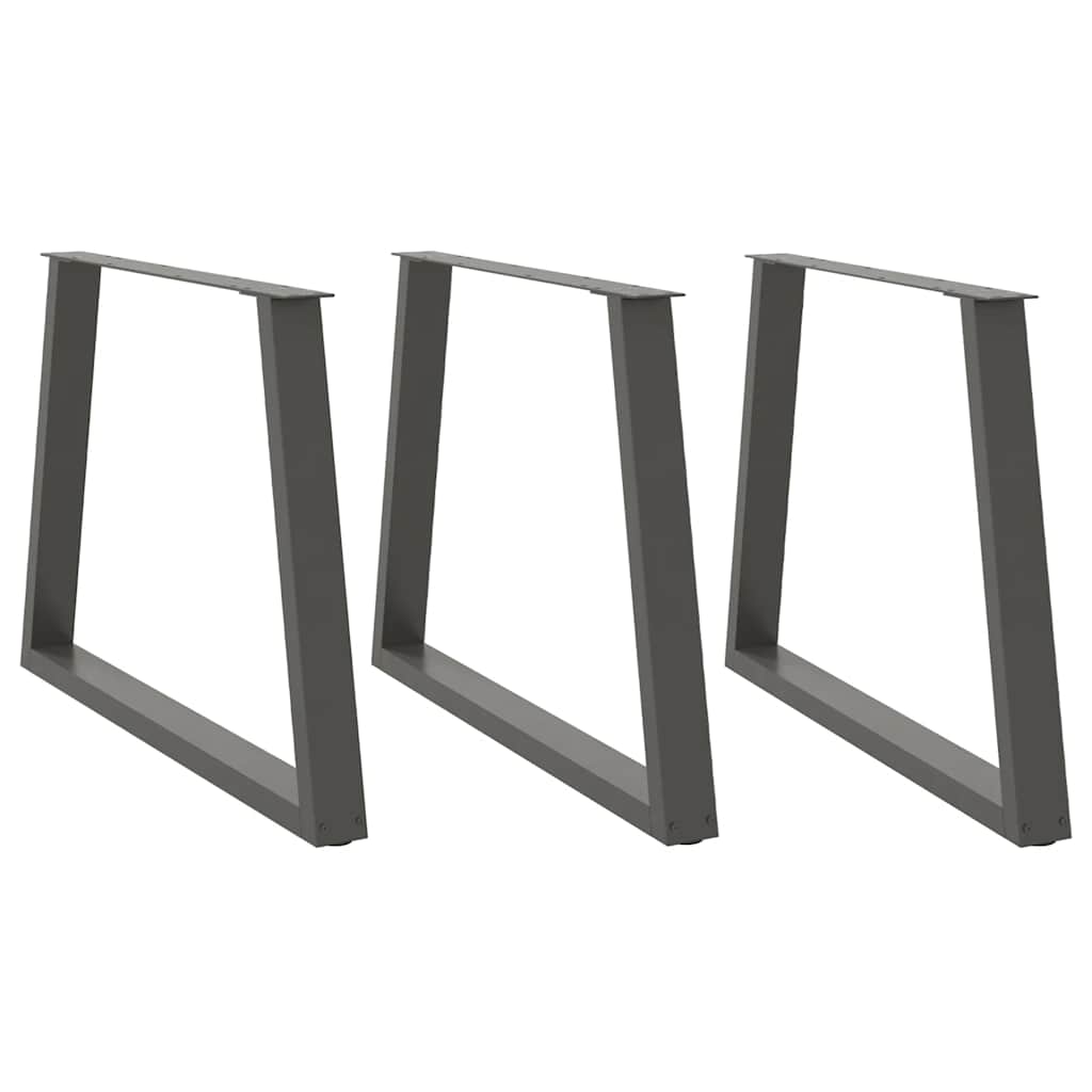 Coffee Table Legs V-Shape 2 Pcs Steel
