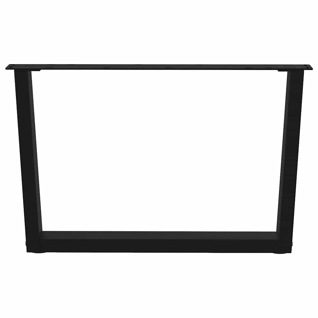 Coffee Table Legs V-Shape 2 Pcs Steel