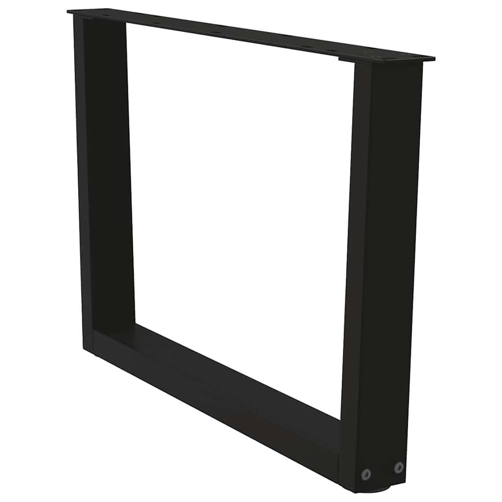 Coffee Table Legs V-Shape 2 Pcs Steel