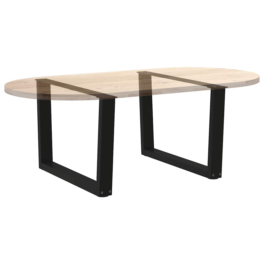 Coffee Table Legs V-Shape 2 Pcs Steel