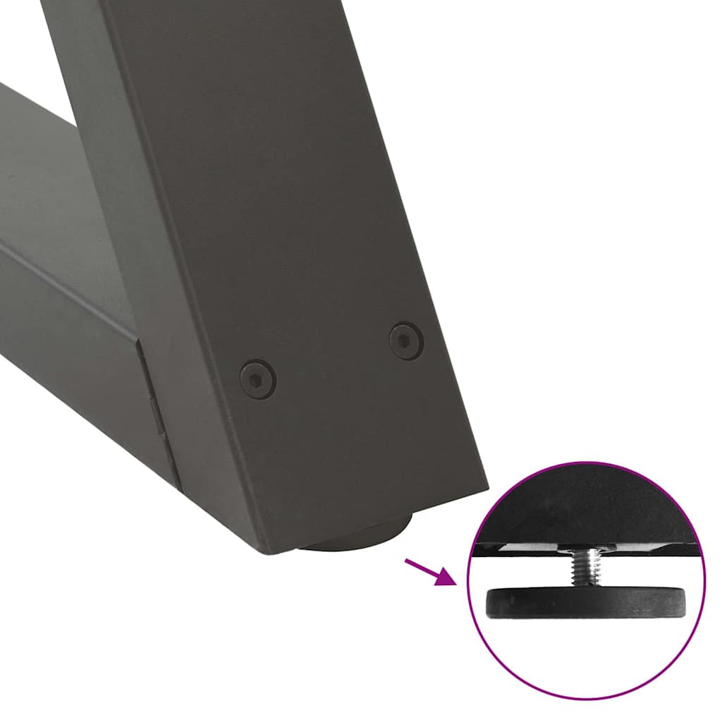 Coffee Table Legs 2 Pcs Steel