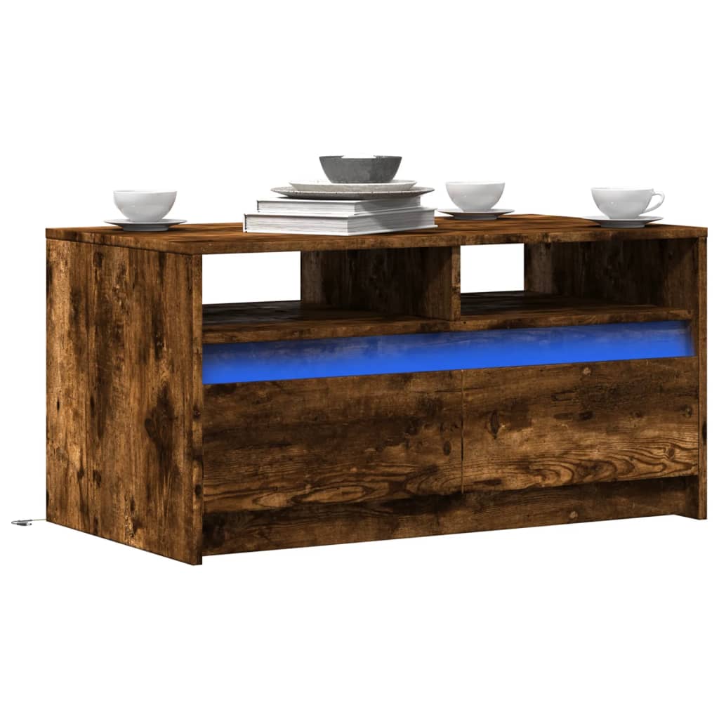 Coffee Table Artisian Oak 90 X 50 X 45 Cm Engineered Wood