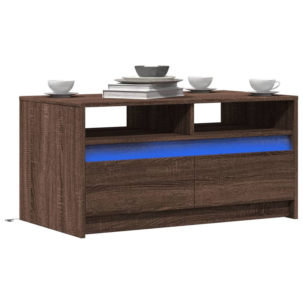 Coffee Table Artisian Oak 90 X 50 X 45 Cm Engineered Wood
