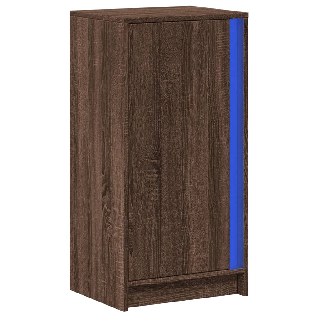 Sideboard With Led 42.5X34X85 Cm Engineered Wood