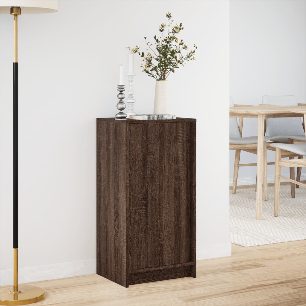 Sideboard With Led 42.5X34X85 Cm Engineered Wood