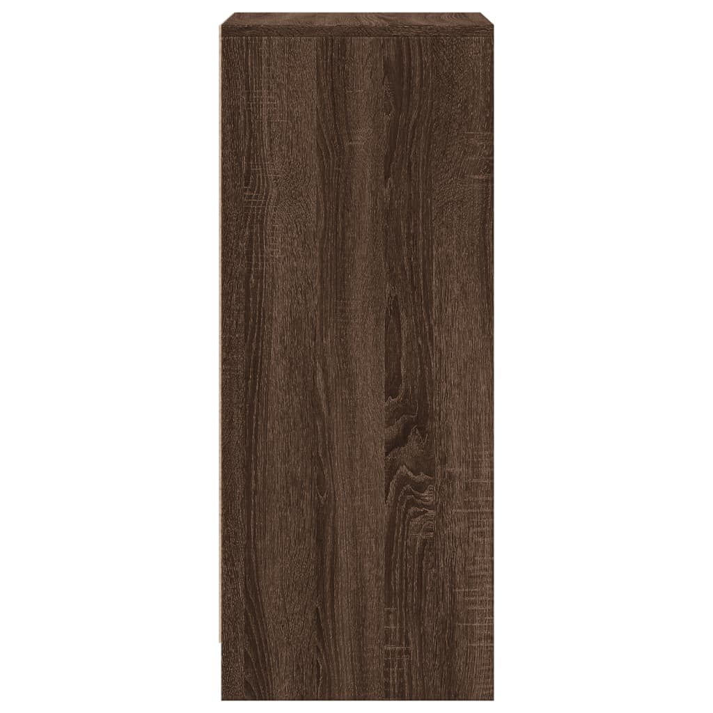 Sideboard With Led 42.5X34X85 Cm Engineered Wood