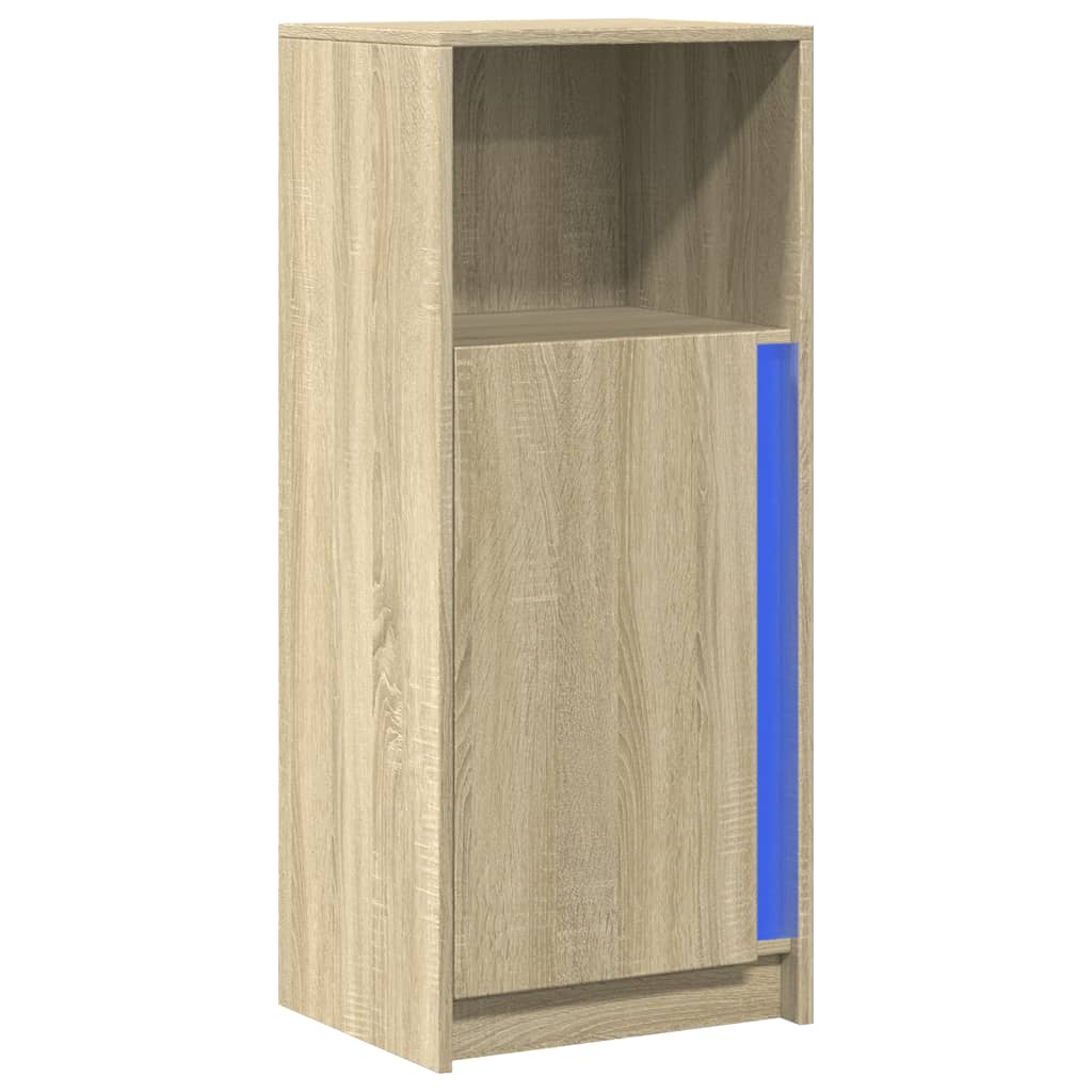 Sideboard With Led 42.5X34X100 Cm Engineered Wood