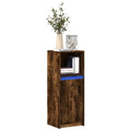 Sideboard With Led 38X34X100 Cm Engineered Wood