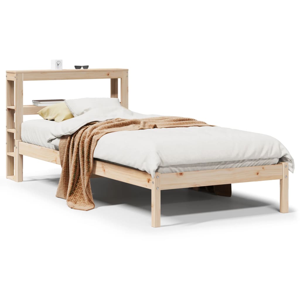 Bed Frame Without Mattress Solid Wood Pine
