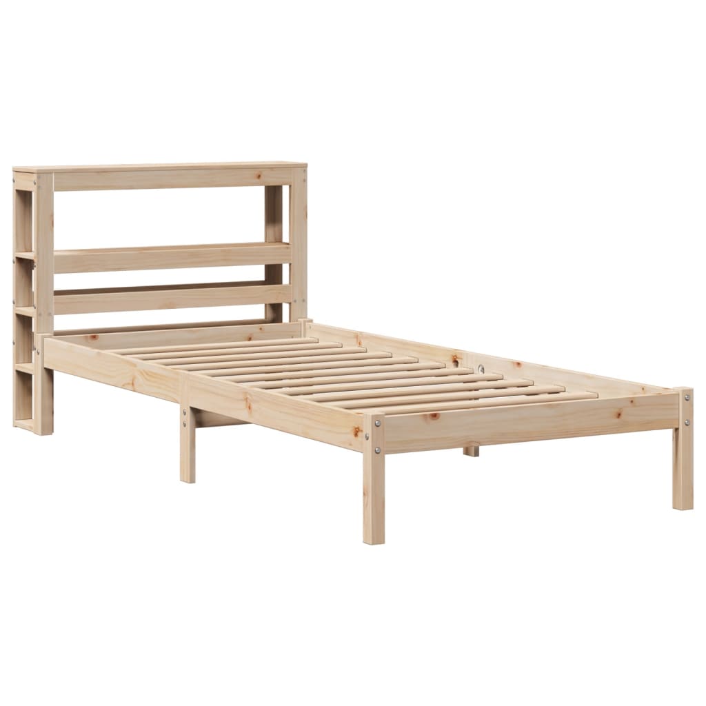 Bed Frame Without Mattress Solid Wood Pine