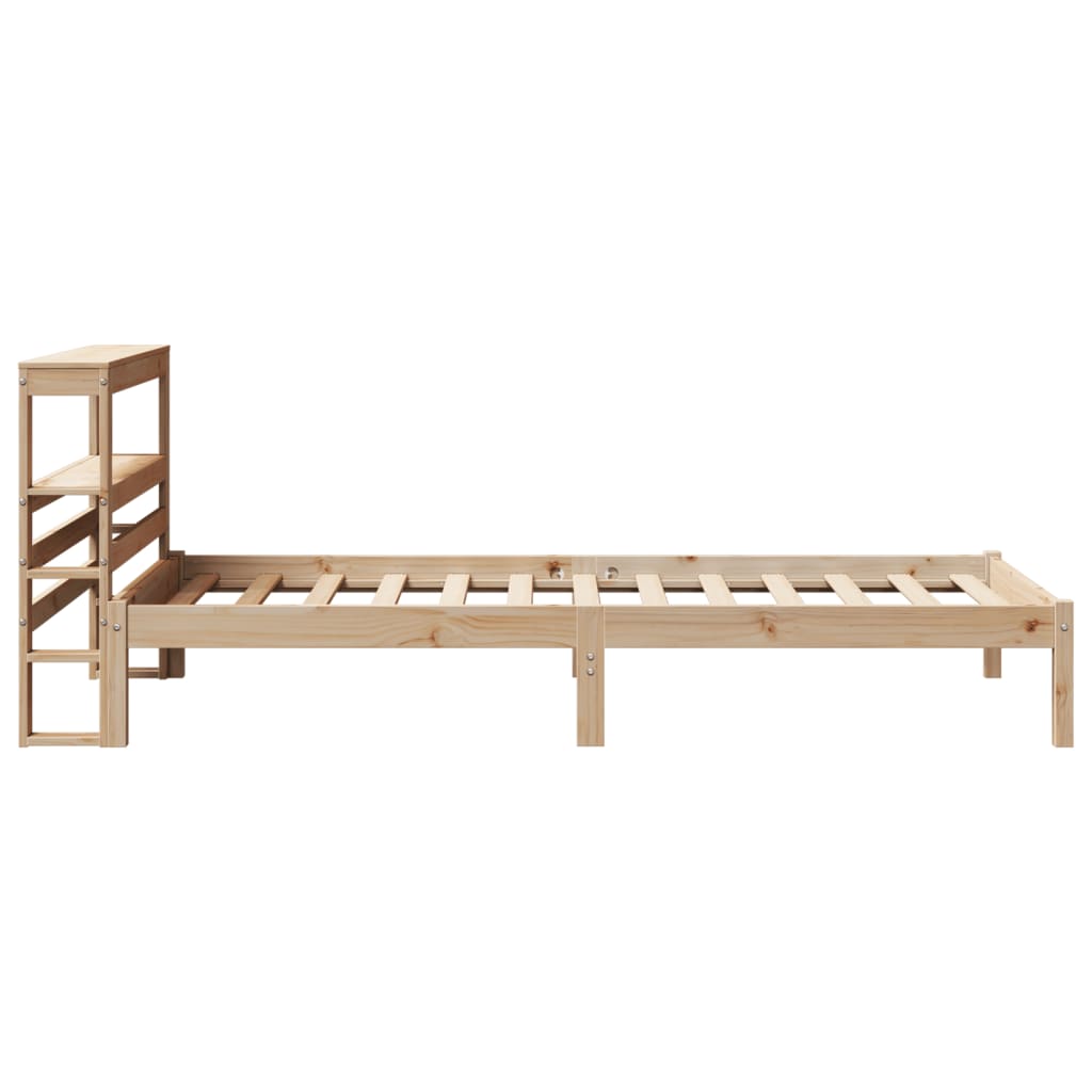 Bed Frame Without Mattress Solid Wood Pine