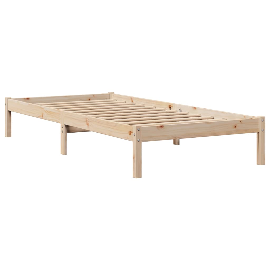 Bed Frame Without Mattress Solid Wood Pine