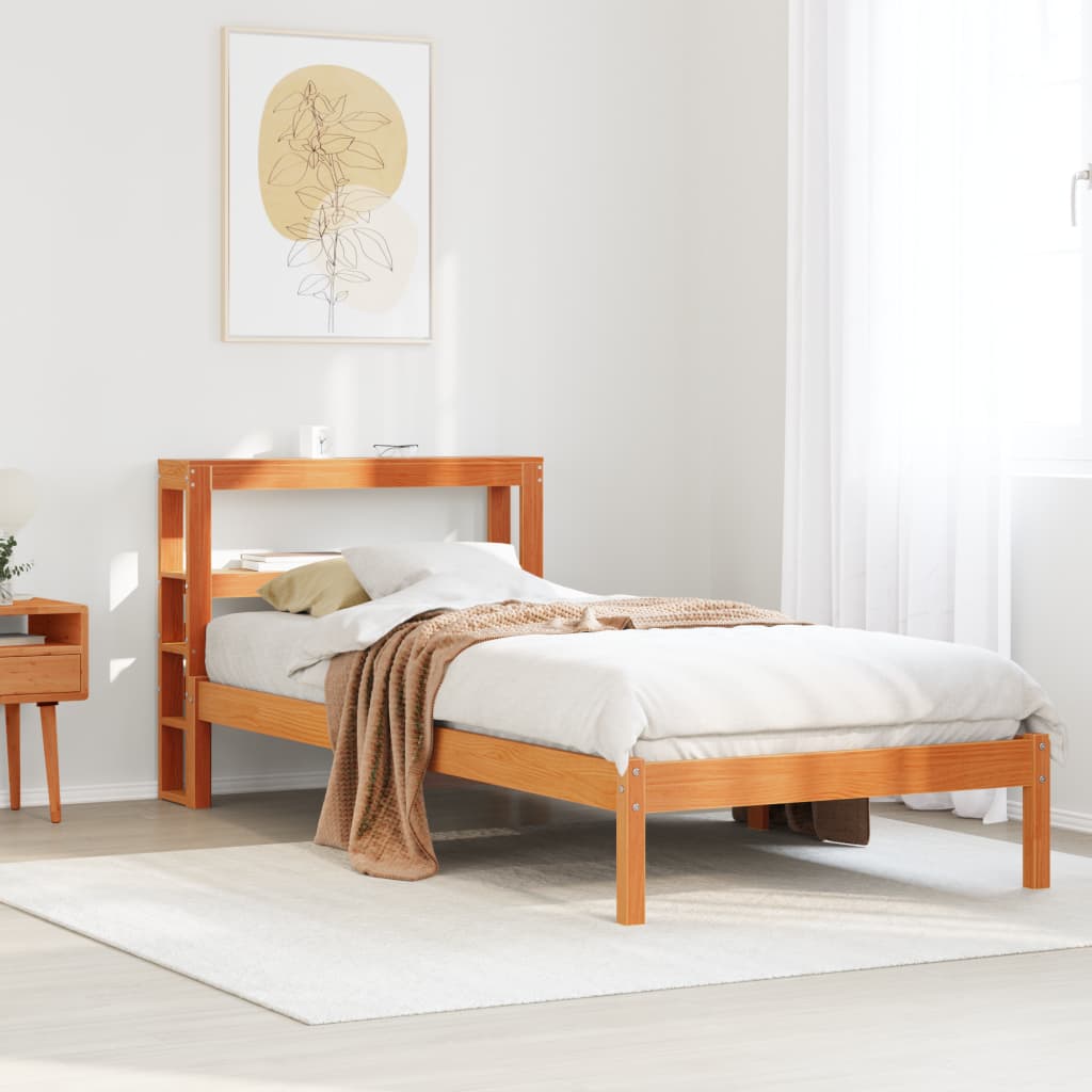 Bed Frame Without Mattress Solid Wood Pine