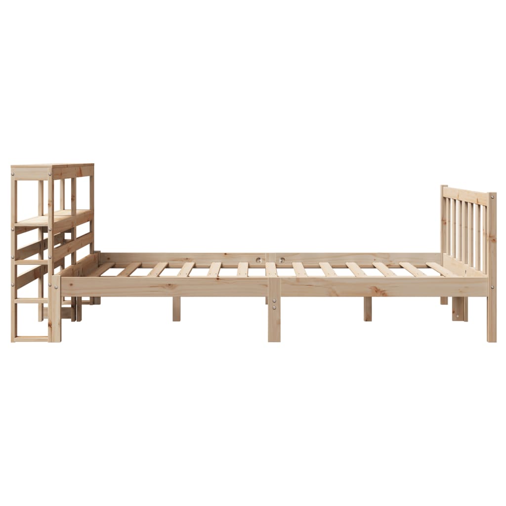 Bed Frame Without Mattress Solid Wood Pine