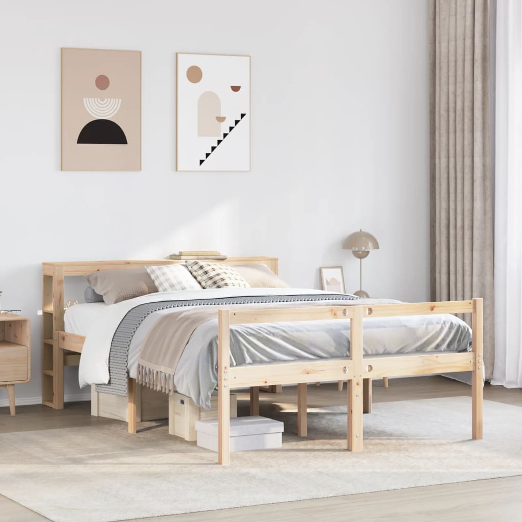 Bed Frame With Headboard Without Mattress