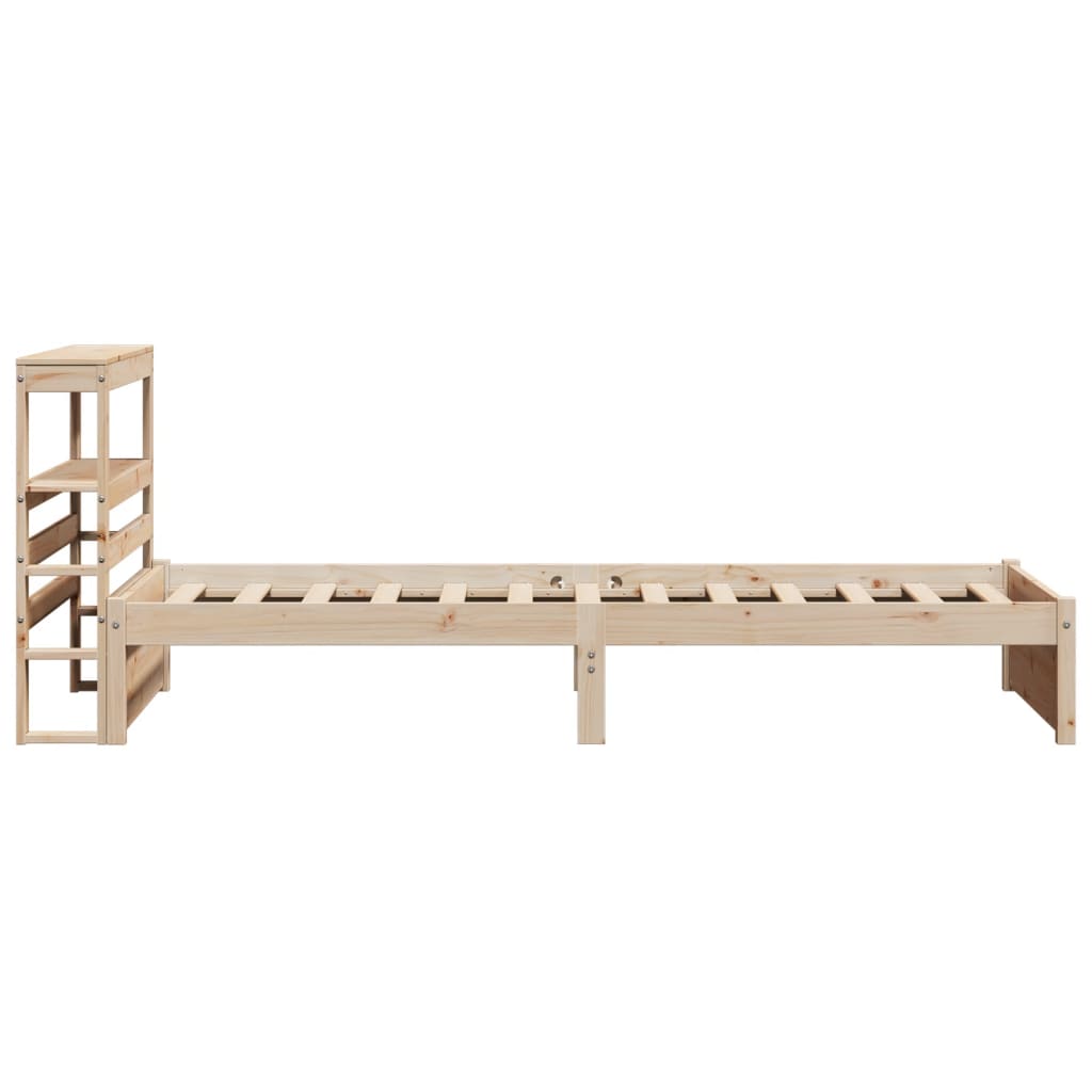 Bed Frame With Headboard Without Mattress 90X200 Cm