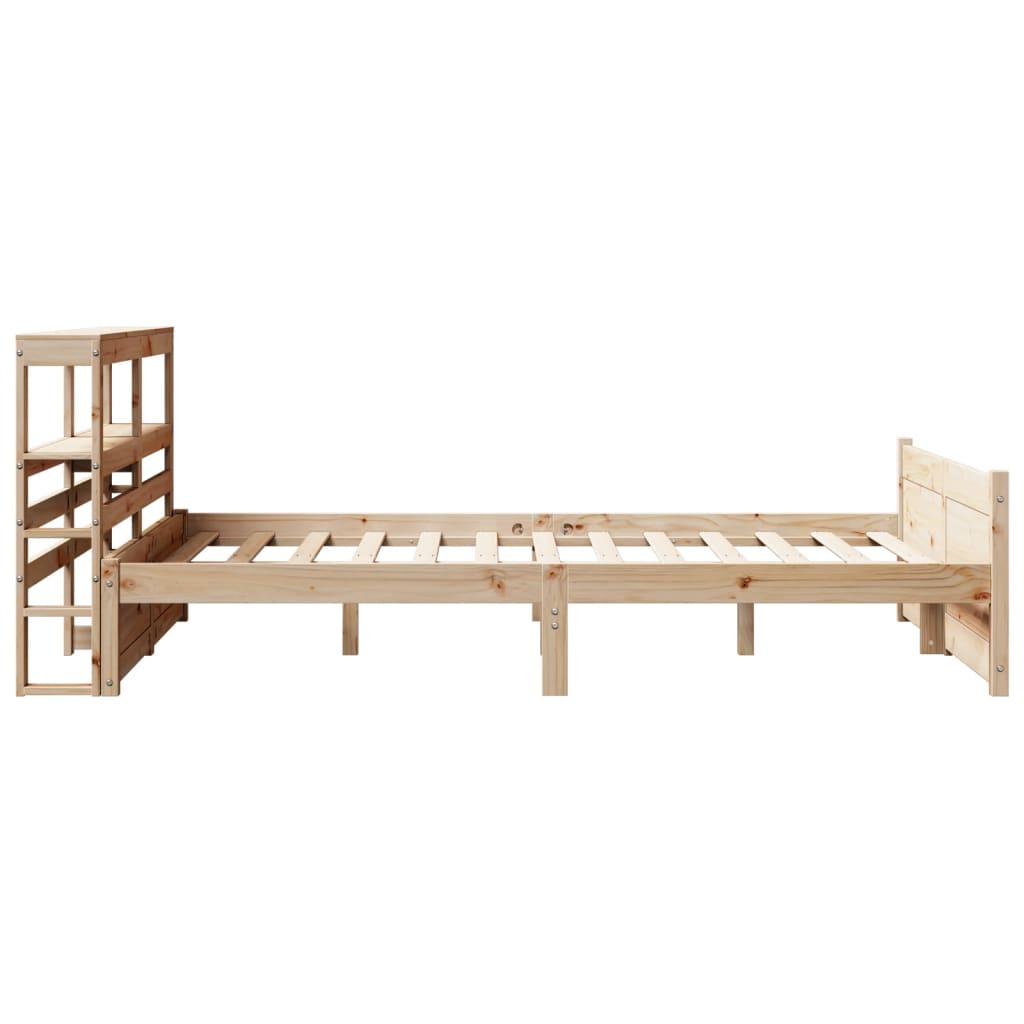 Bed Frame With Headboard Without Mattress 140X200 Cm