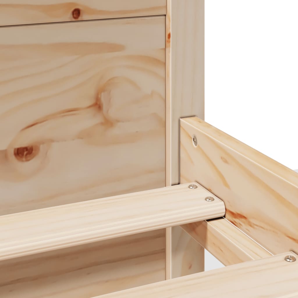 Bed Frame With Headboard Without Mattress 140X200 Cm