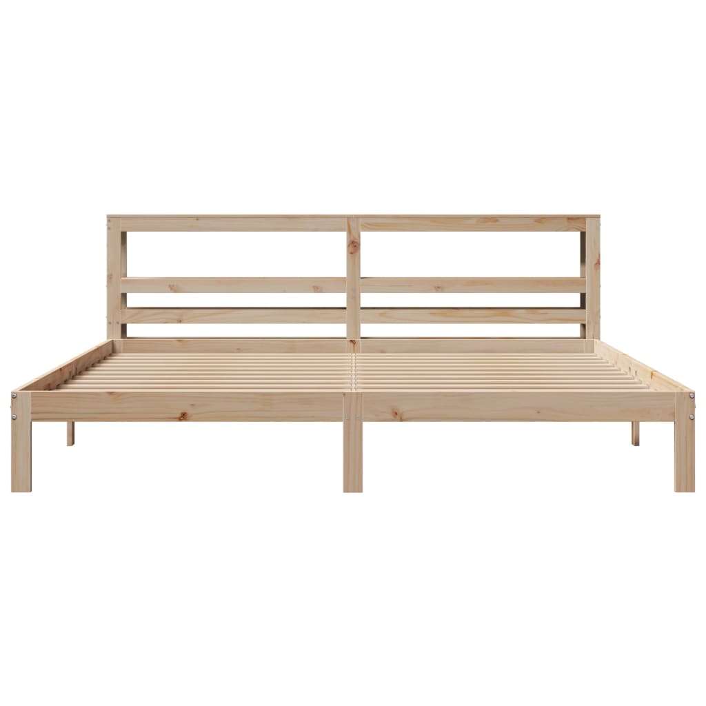 Bed Frame With Headboard Without Mattress Super King