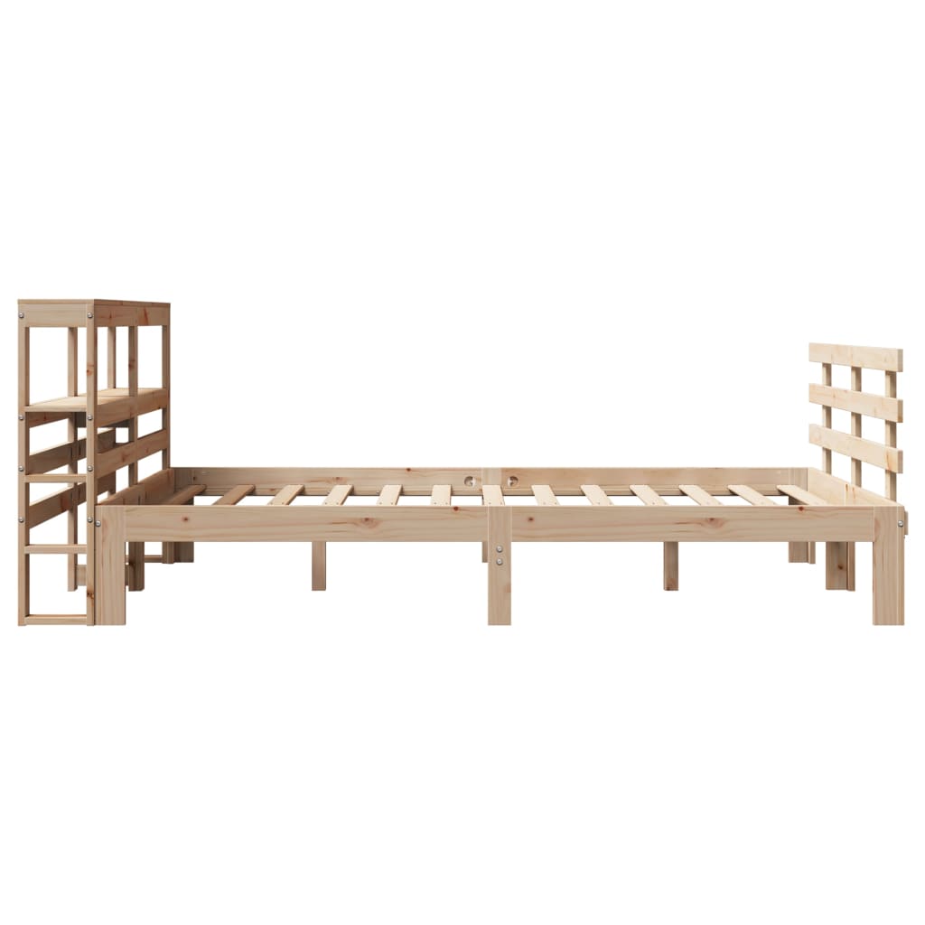 Bed Frame With Headboard Without Mattress 140X200 Cm