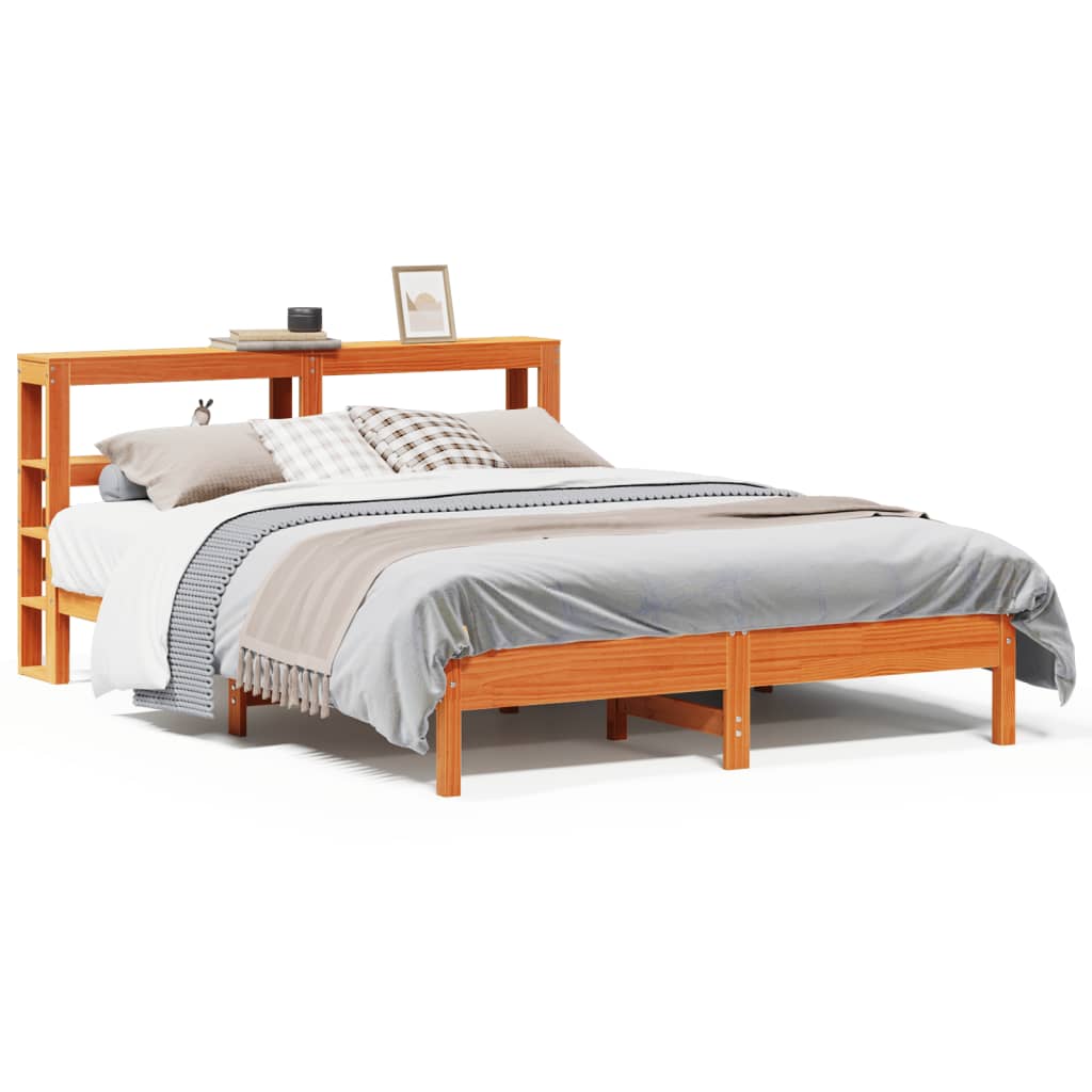 Bed Frame Without Mattress King Size Solid Wood Pine