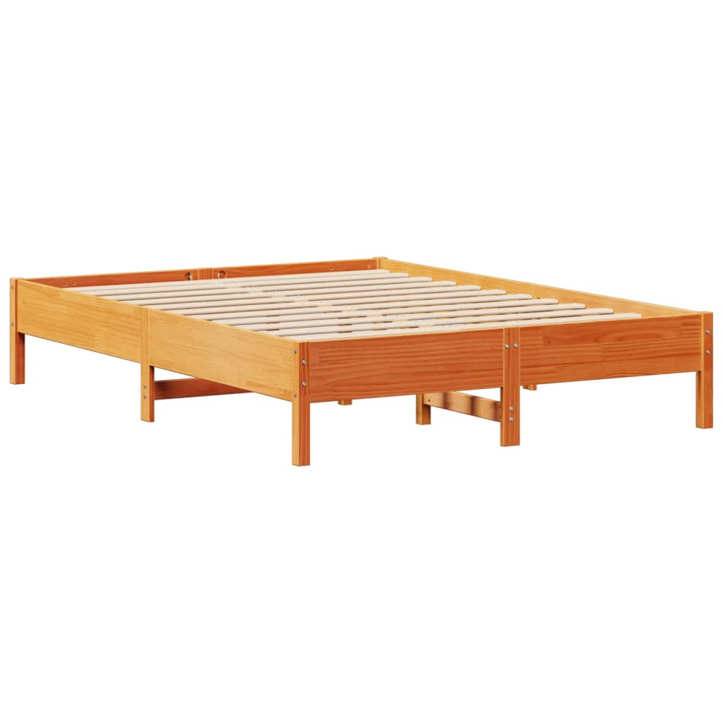 Bed Frame Without Mattress King Size Solid Wood Pine