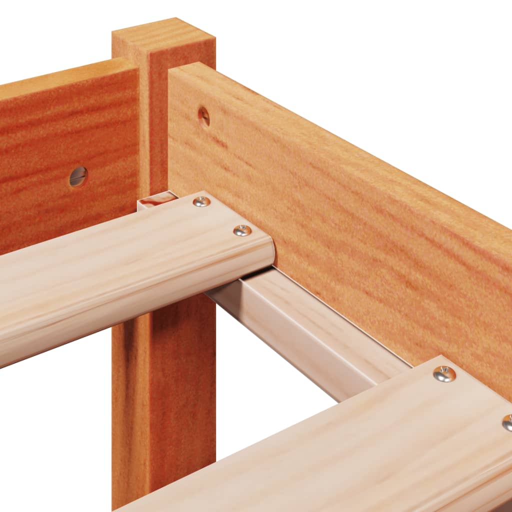 Bed Frame Without Mattress King Size Solid Wood Pine