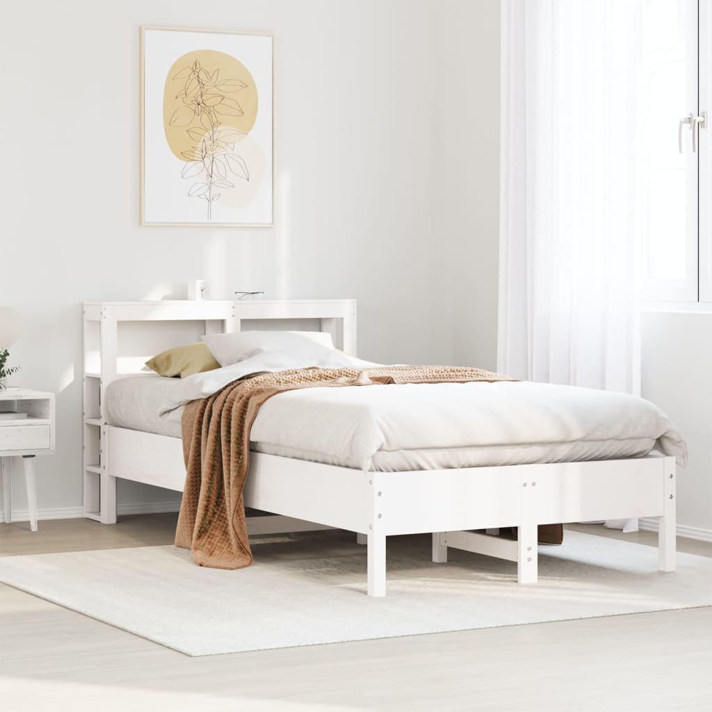 Bed Frame Without Mattress King Size Solid Wood Pine