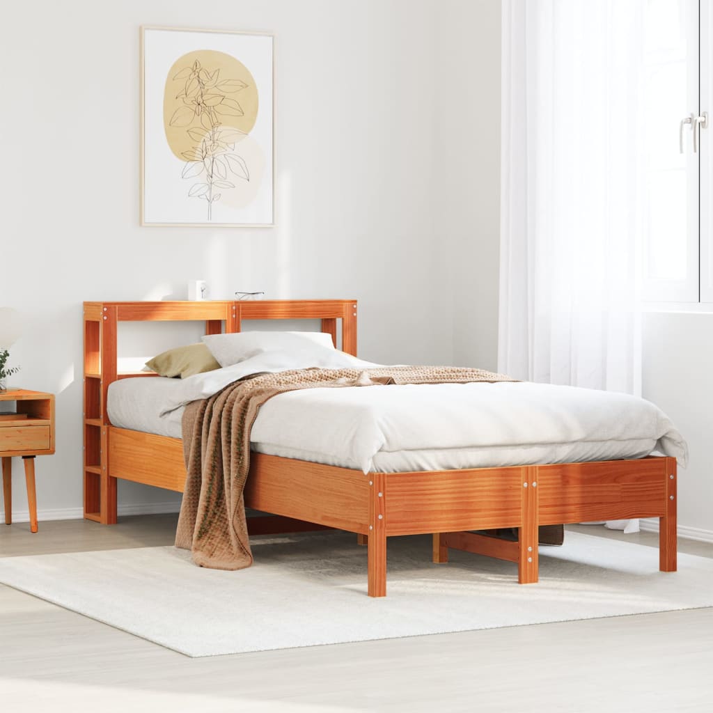 Bed Frame Without Mattress King Size Solid Wood Pine