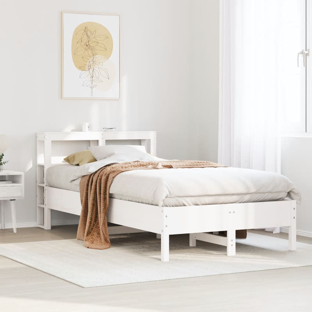 Bed Frame Without Mattress King Size Solid Wood Pine
