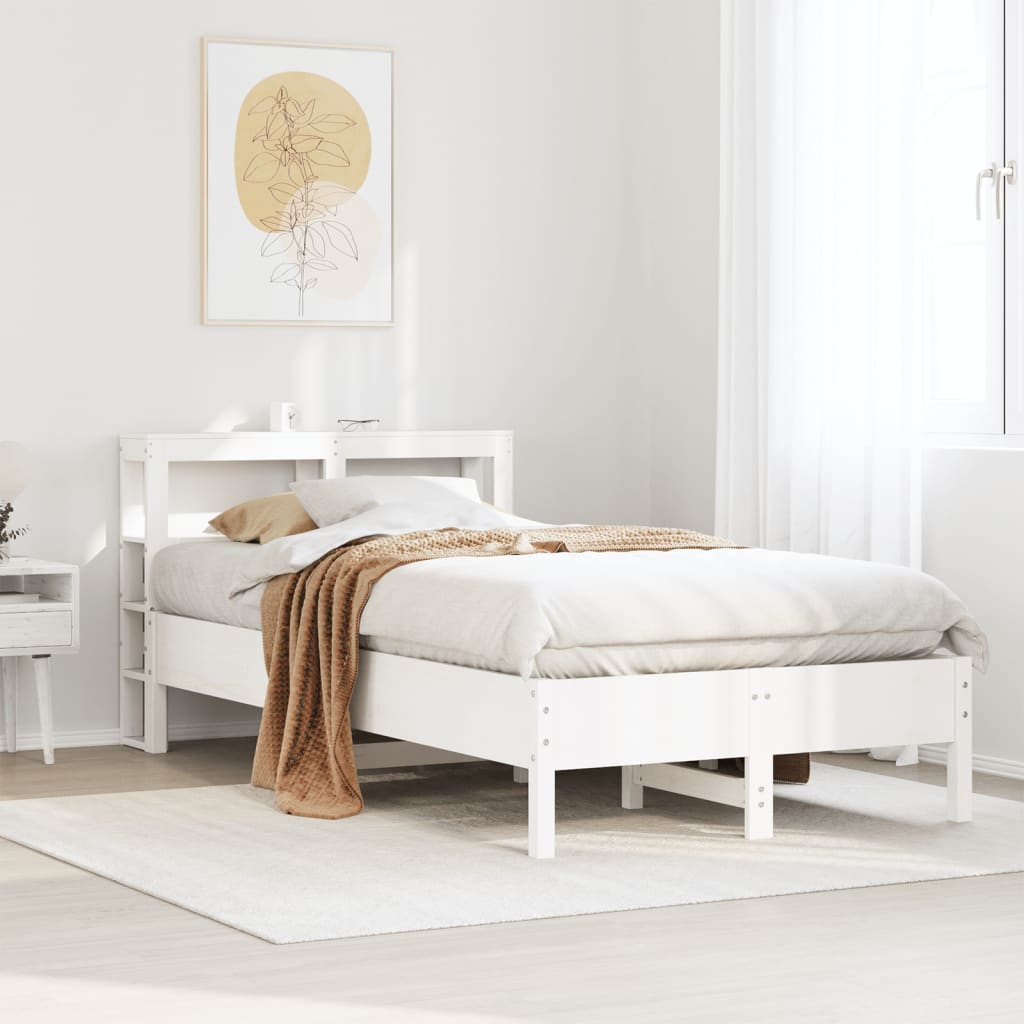 Bed Frame Without Mattress King Size Solid Wood Pine