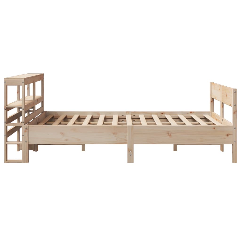 Bed Frame Without Mattress Solid Wood Pine