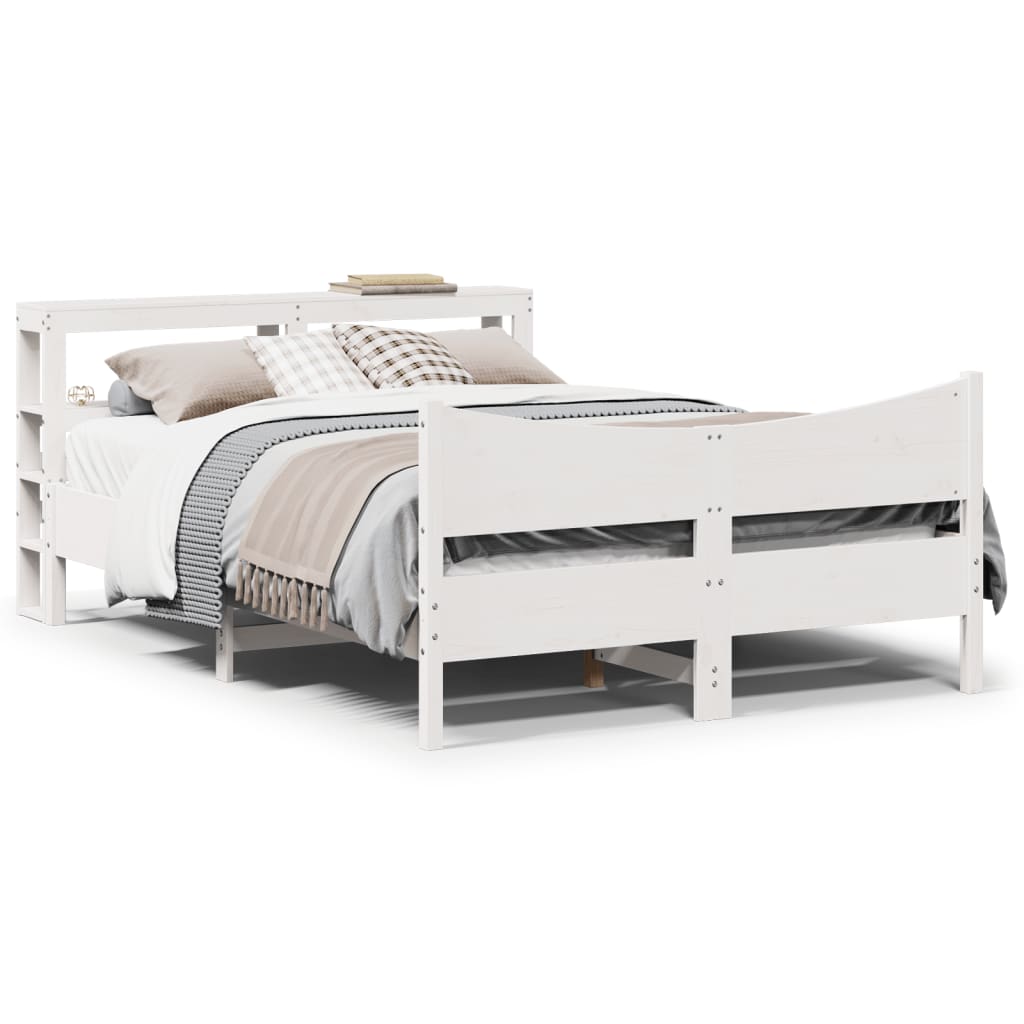 Bed Frame With Headboard Solid Wood Pine