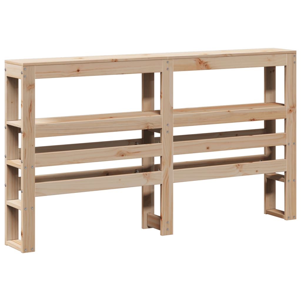 Bed Frame With Headboard Solid Wood Pine