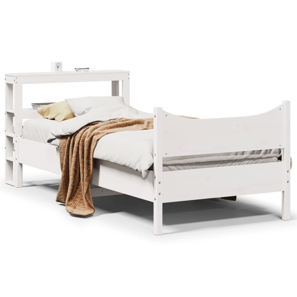 Bed Frame With Headboard Solid Wood Pine